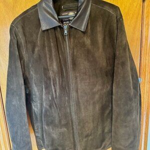 Andrew Mac New York Suede Men's Jacket, Size- XL, Color - Chestnut / Brown